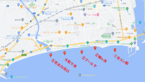 平塚市のおすすめサーフポイント一覧