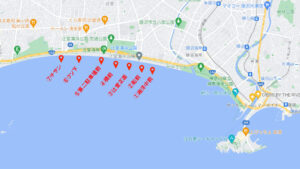 辻堂エリアでおすすめサーフポイント一覧