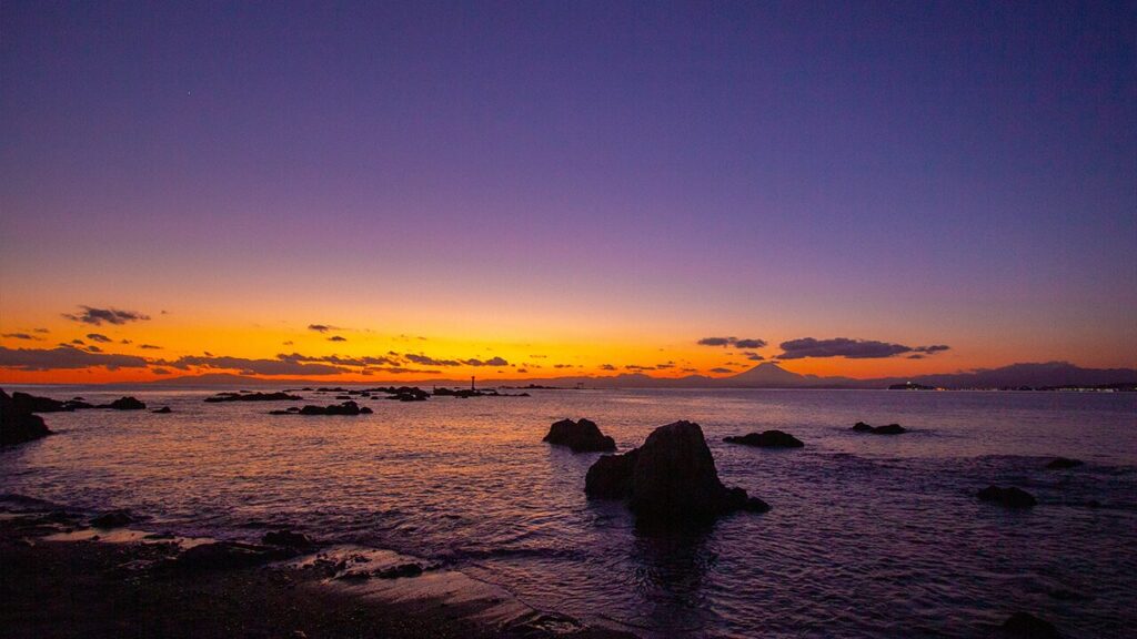 森戸海岸_夜