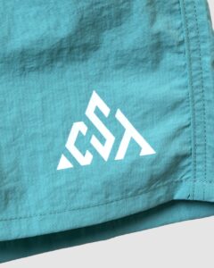 SCT Logo ナイロンハーフパンツ オーシャングリーン_2