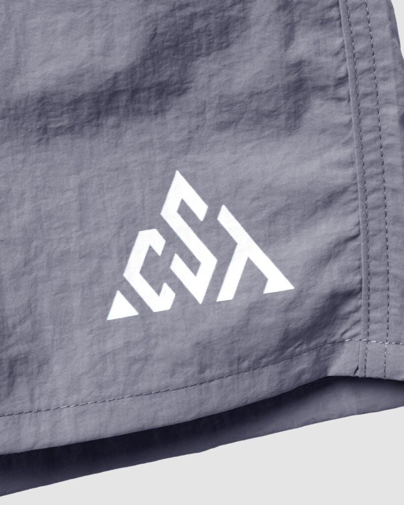 SCT Logo ナイロンハーフパンツ グレー_2
