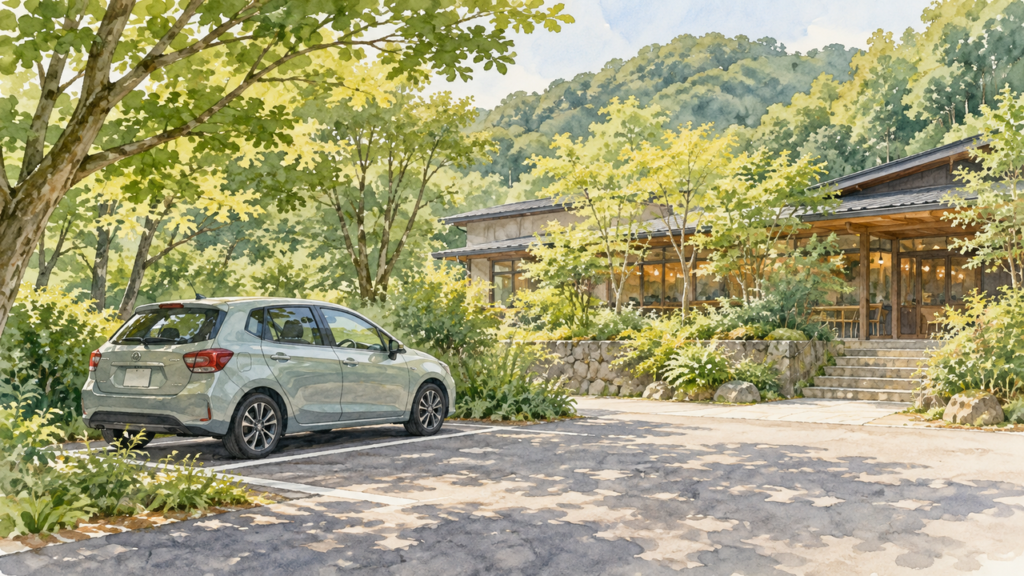 earth-dining-hayama-parking-access-illustration